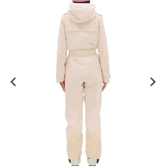 Halfdays - Murphy Ski Suit - Cream Hooded Ski Suit - small - NWT - Picture 2 of 6